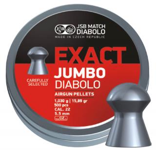 Пули для пневматики Exact Jumbo Diabolo 5,5мм 1,03гр. (500шт) 