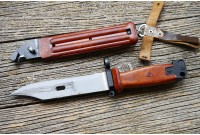 Штык-нож ММГ ШНС-001 АК 6x4 для АКМ и АК-74 (темно-коричневый) 