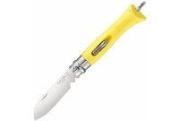 Нож Opinel серии Specialists DIY №09, клинок 8см., нержавеющая сталь, пластик, цвет - желтый, сменные биты