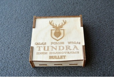 Пули Tundra Bullet кал. 5, 5мм, вес 2, 4г (100шт)