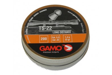 Пули для пневматики GAMO TS-22 5, 5мм 1, 4гр (200 шт)
