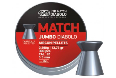 Пули для пневматики JSB Exact Jumbo Match 5, 50мм 0, 89г (300шт)