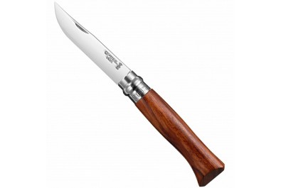 Нож Opinel серии Tradition Luxury №08, клинок 8, 5см., нержавеющая сталь, зеркальн. полировка, рукоять-бубинга