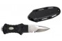 Нож McNETT тактика, сталь 420, клинок 7, 62см., цв.Black, стеклобой, стропорез, серрейтор+ножны б/съем.(пластик)